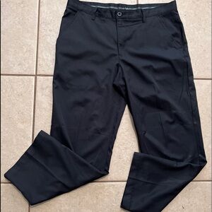 IZOD GOLF  Polyester Golf Pants Slacks Black 36 x 29 slim fit Men’s